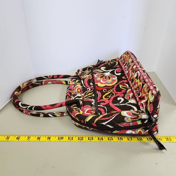Vera Bradley Shoulder Bag & Zippered Wallet Retired Puccini Print - Picture 8 of 16